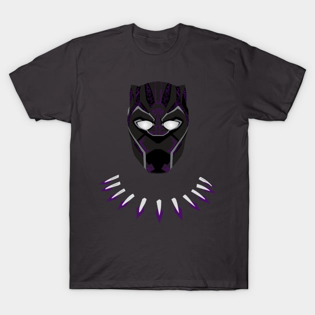 Black Panther T-Shirt by rahalarts